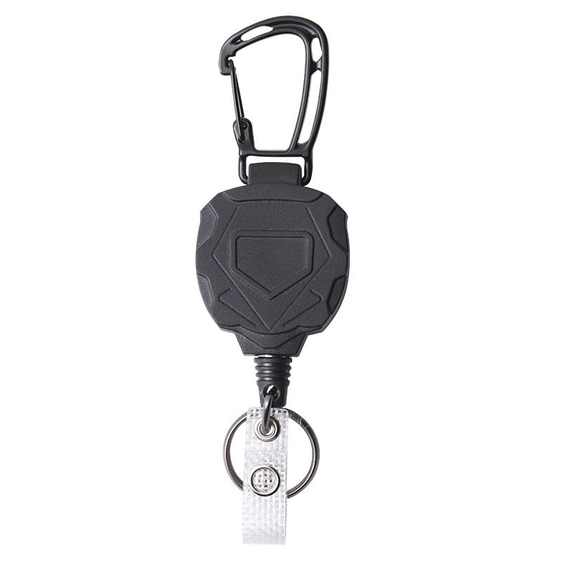 Retractable Keychain with Belt Loop Clip