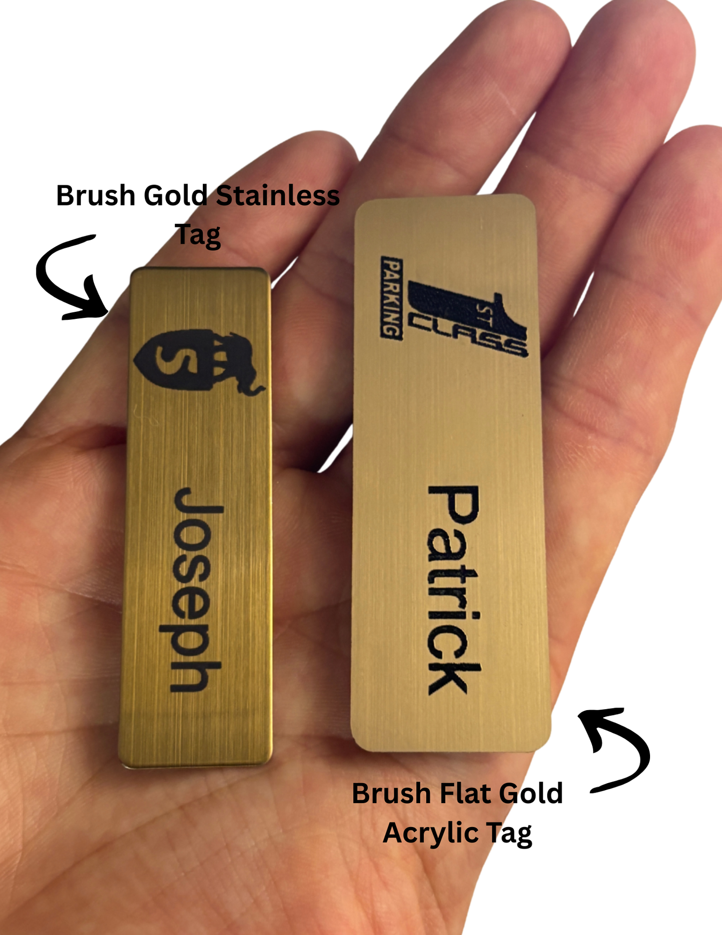 Engraved Acrylic Name Tags