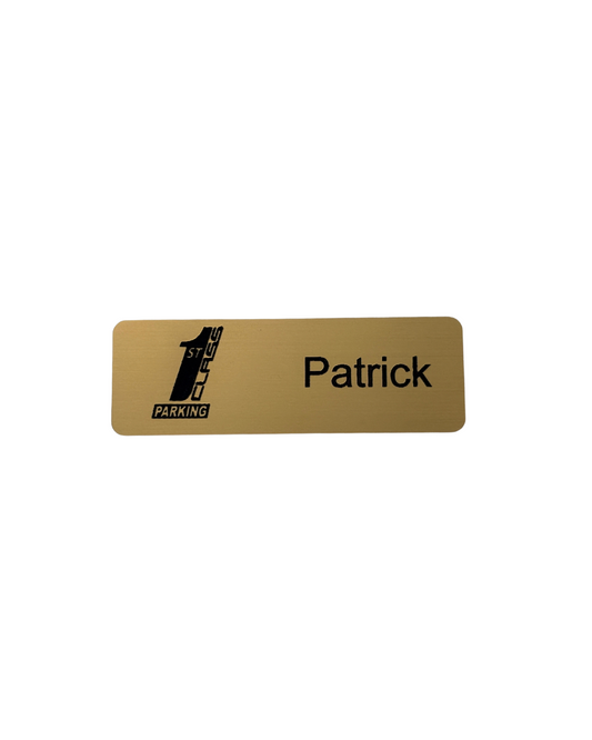 Engraved Acrylic Name Tags (Local Delivery)
