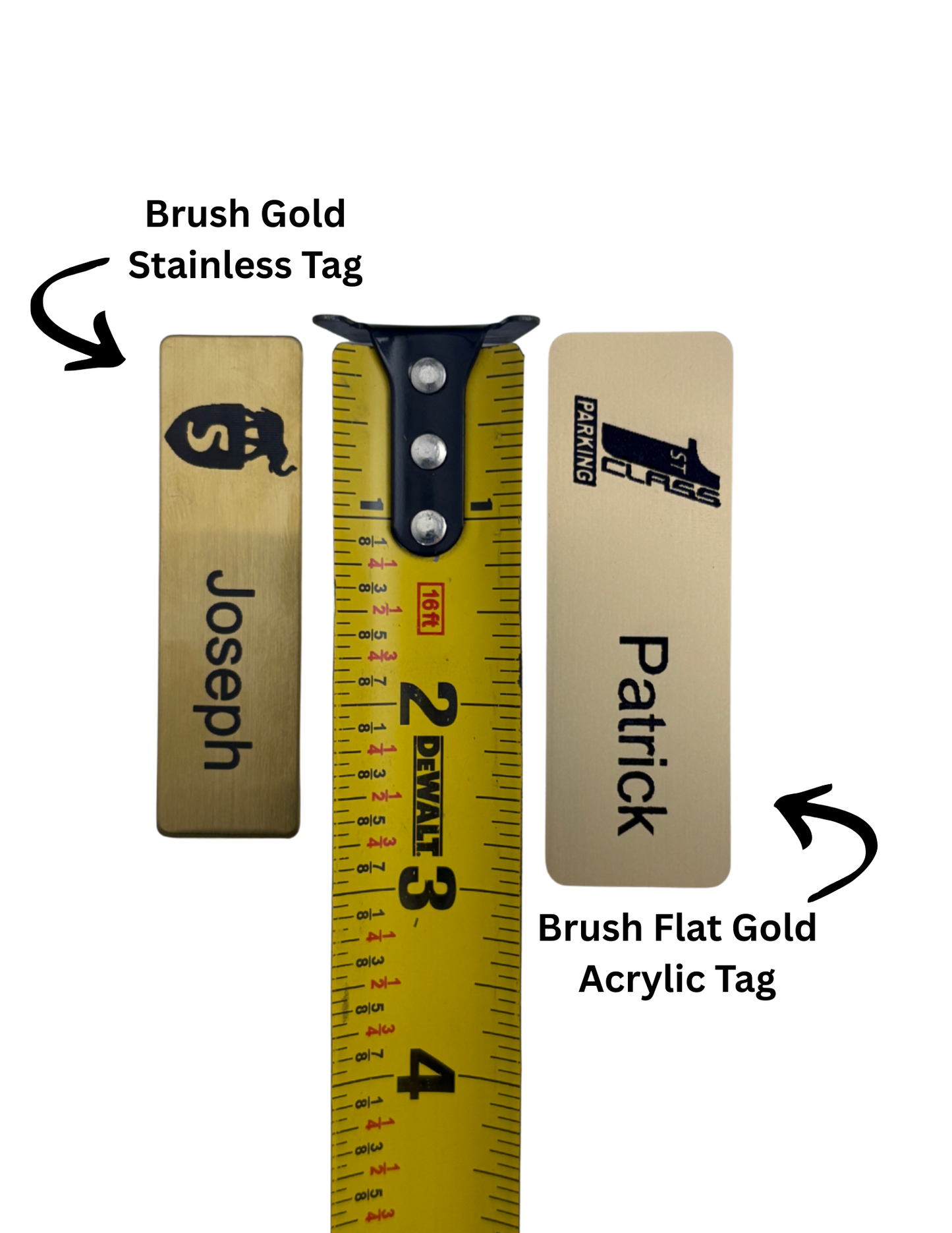 Engraved Acrylic Name Tags